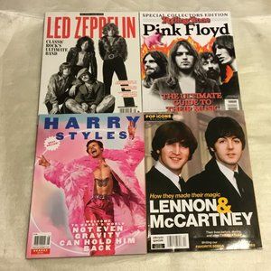 Lot of 4 Rock N Roll music magazines Led Zeppelin, Pink Floyd, Lennon  McCartney